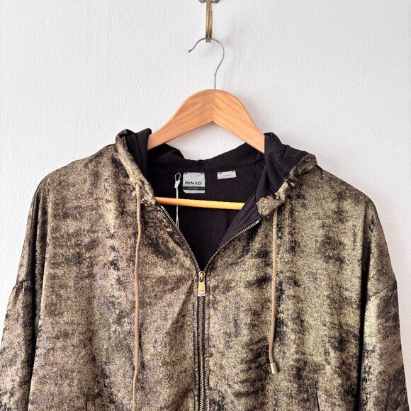 PINKO Vega Giubbino Hoodie Jacket - Picture 3 of 8